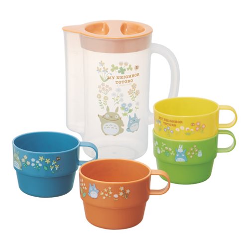 My Neighbor Totoro Totoro Flower Stackable Cup and Pitcher Set